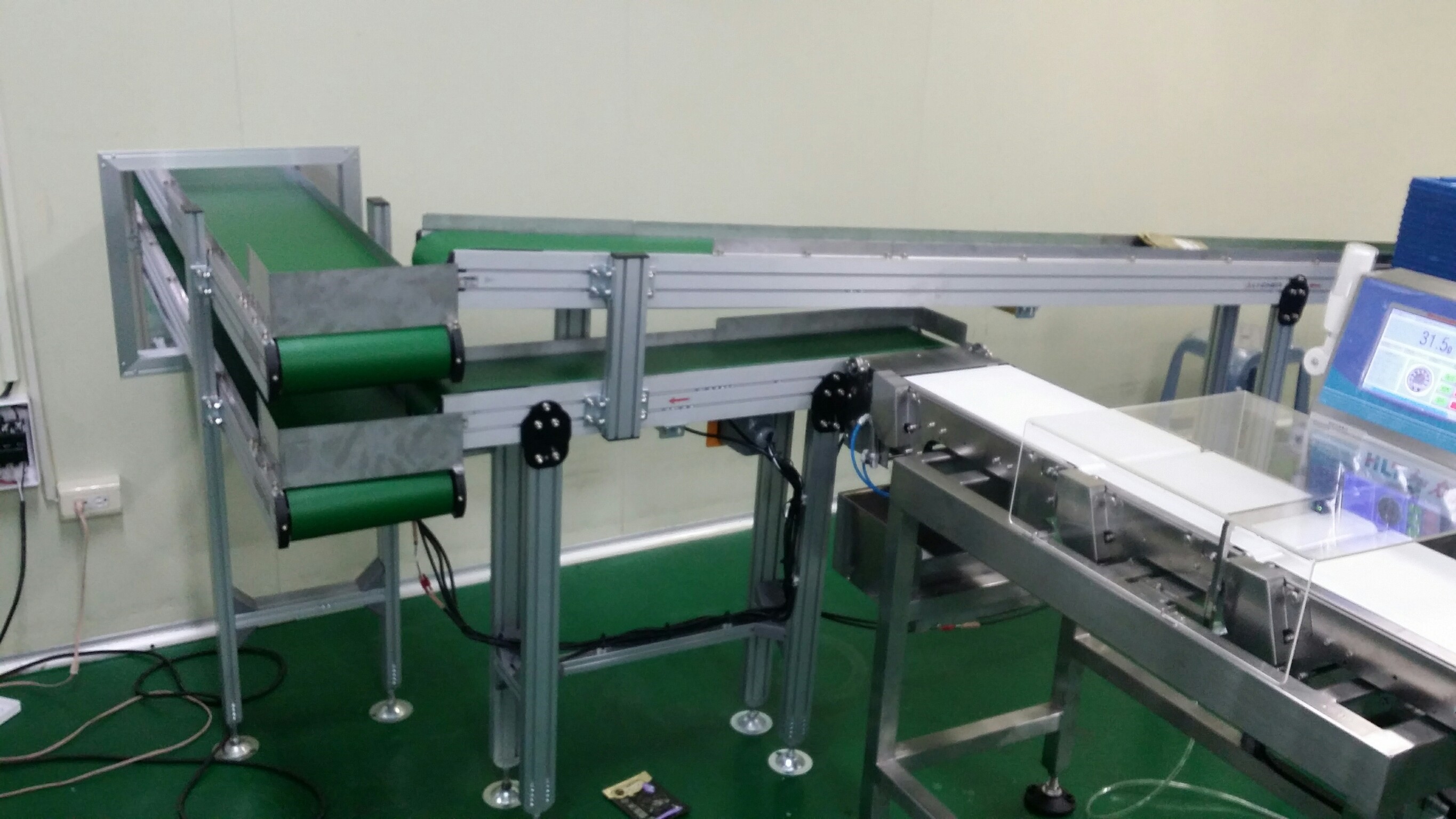 Aluminum extrusion belt flat conveyor - whole plant planning
