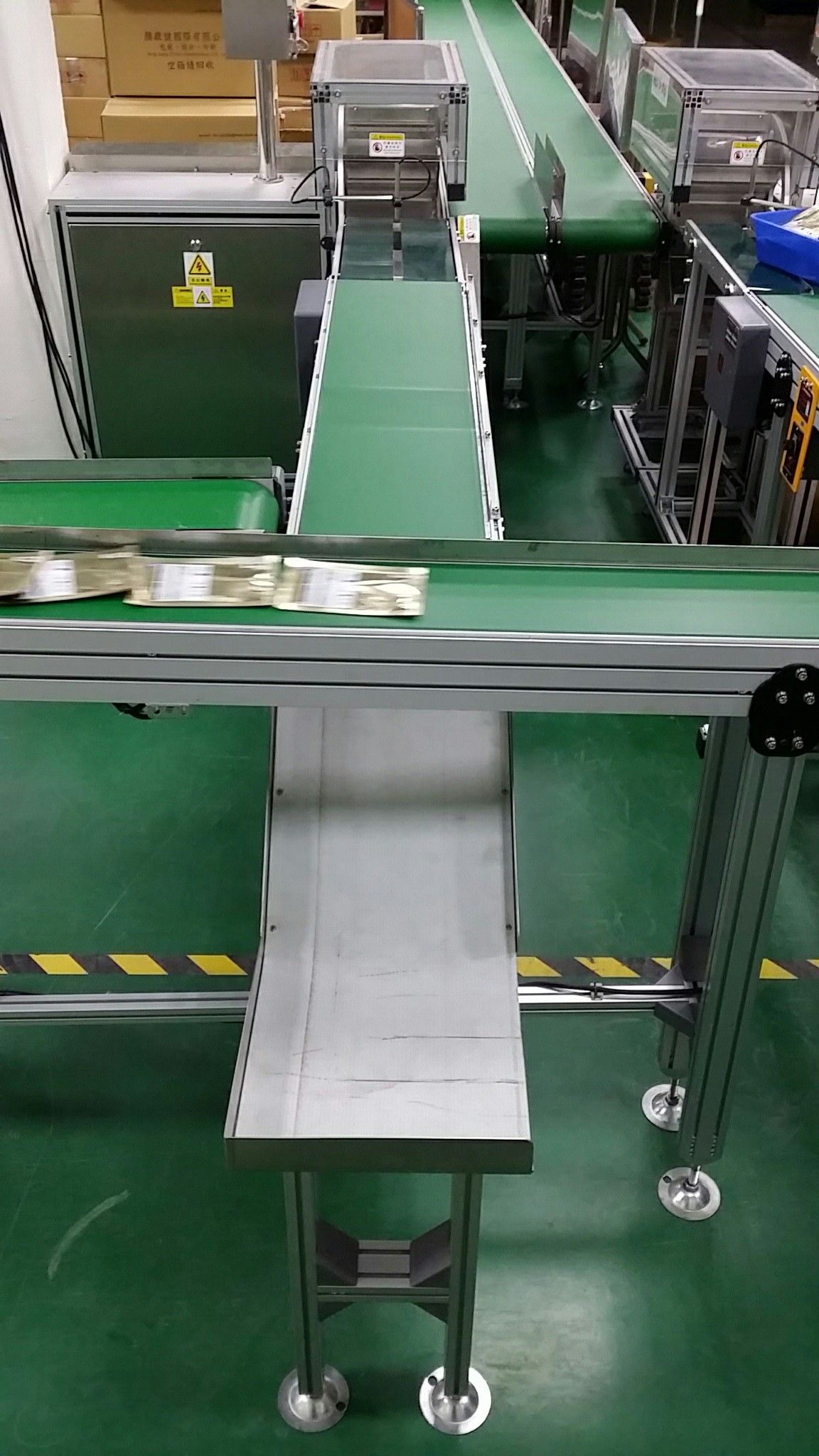 Aluminum extrusion belt flat conveyor - whole plant planning
