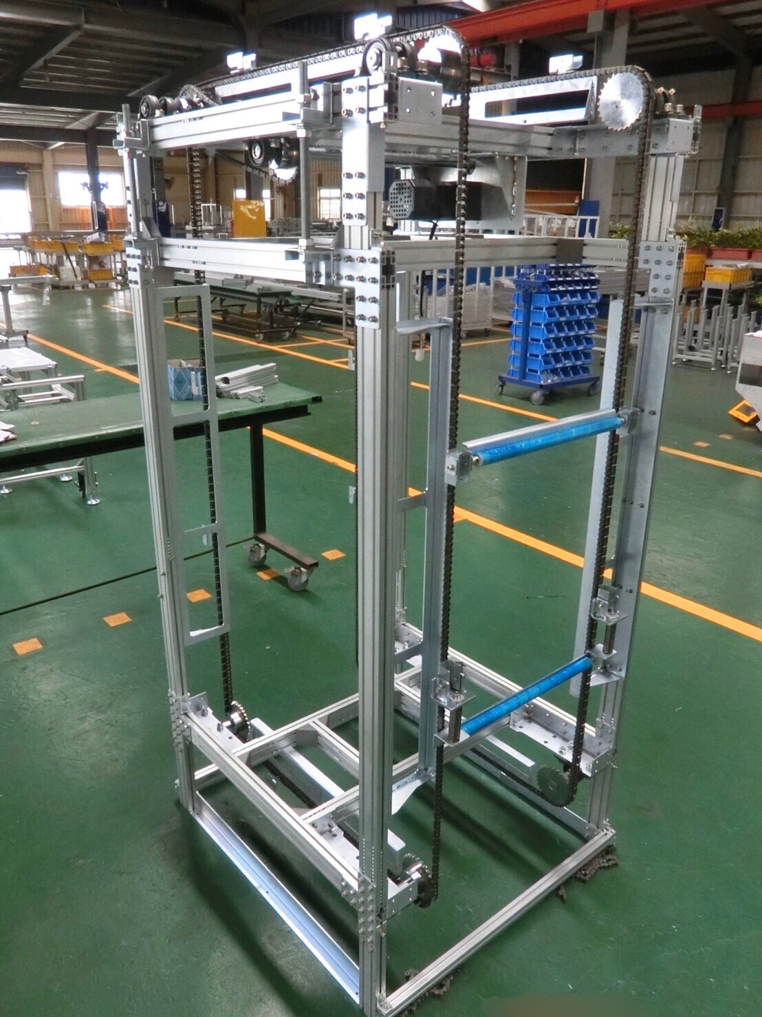 铝挤型链条式平面输送机-沅祐企业有限公司