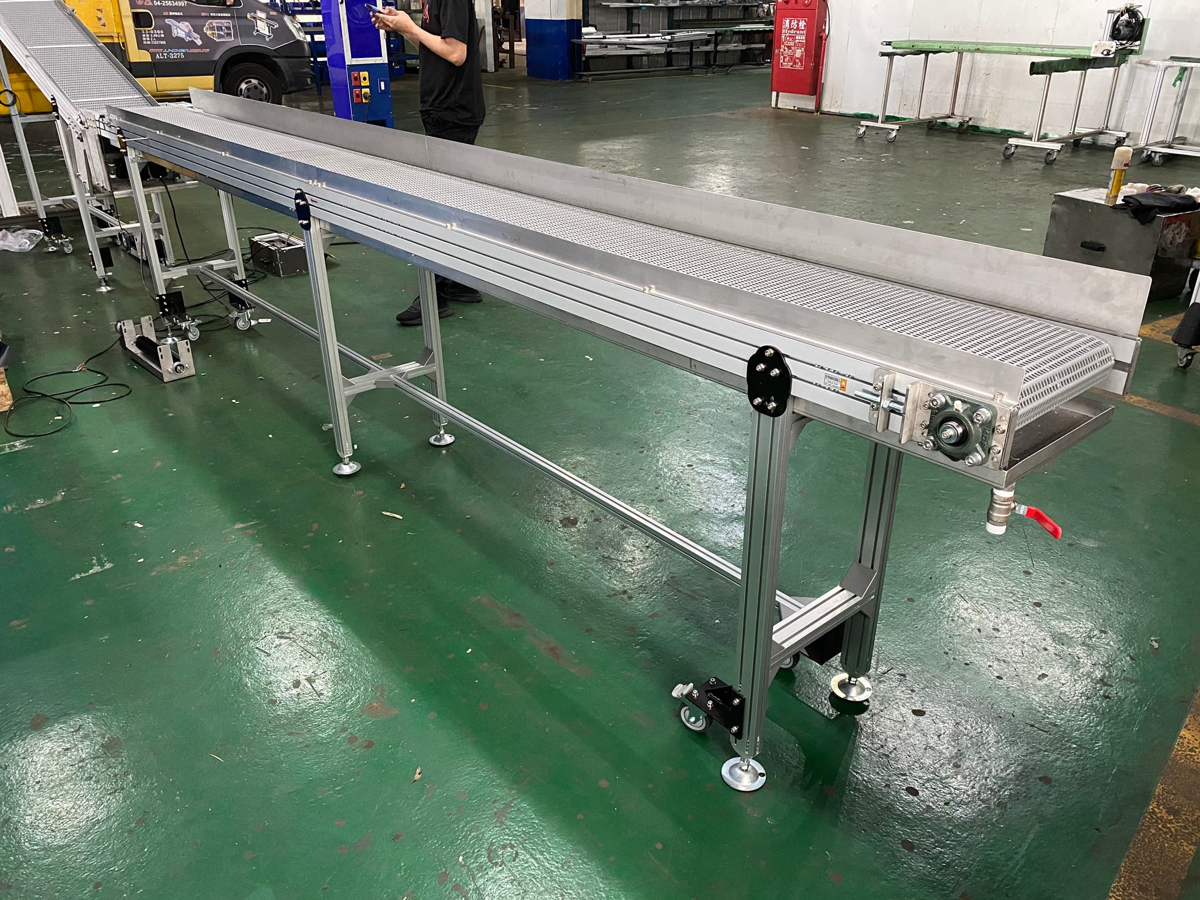 Aluminum Extrusion Plastic Plate Belt Conveyor -Lichen Conveyor Automatic Equipment Co., Ltd.