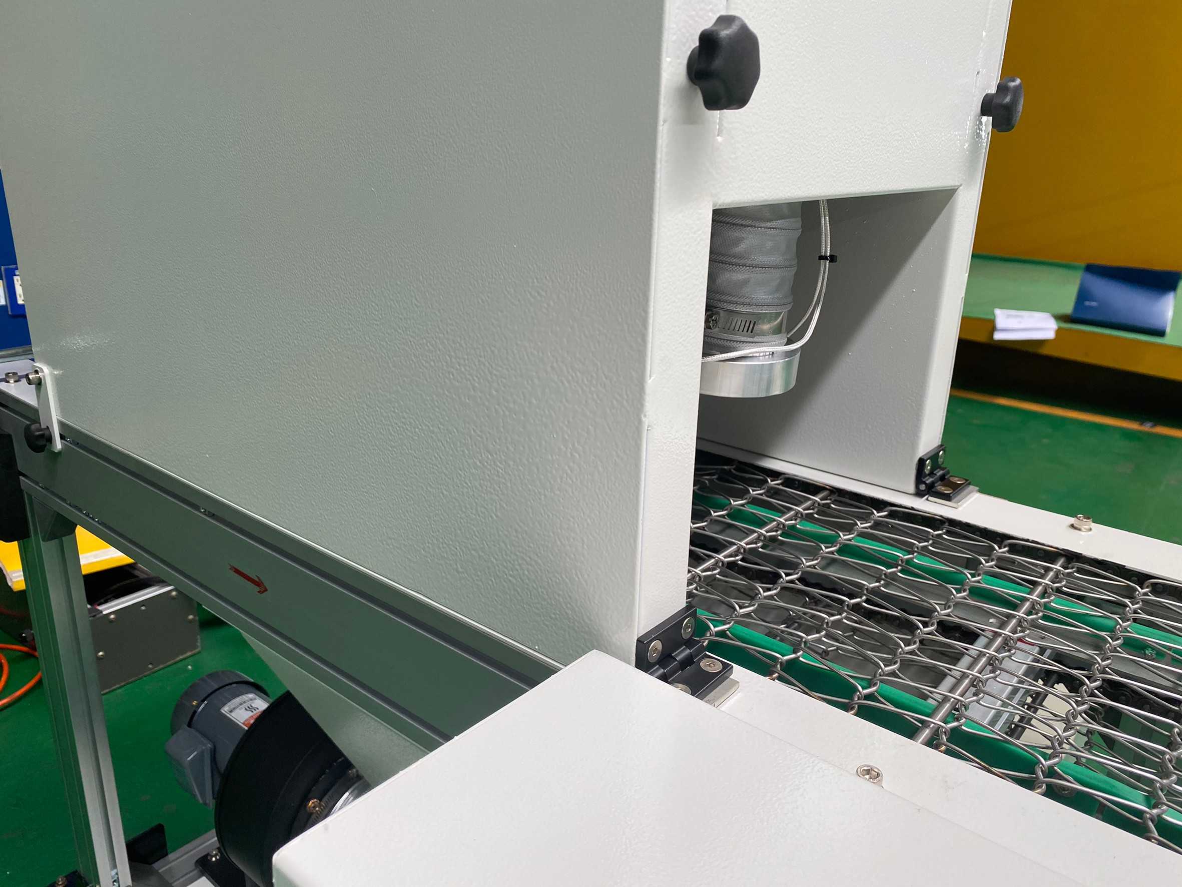 Aluminum extrusion mesh belt conveyor-APL CONVEYOR Automatic ENTERPRISE CO.,LTD   