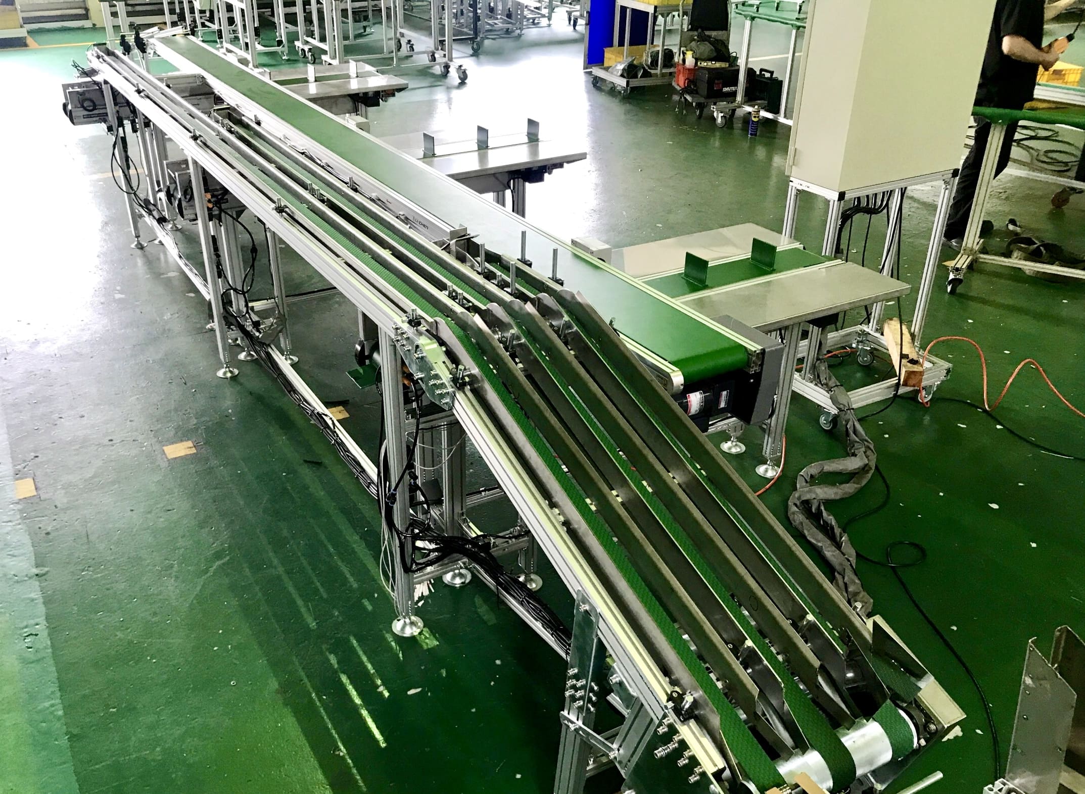 Shunt packaging line conveyor belt - APL CONVEYOR Automatic ENTERPRISE CO.,LTD