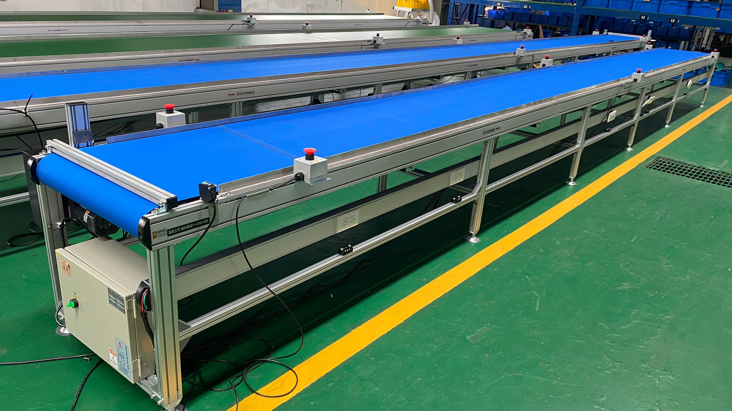 Sponge belt working conveyor - APL CONVEYOR Automatic ENTERPRISE CO.,LTD