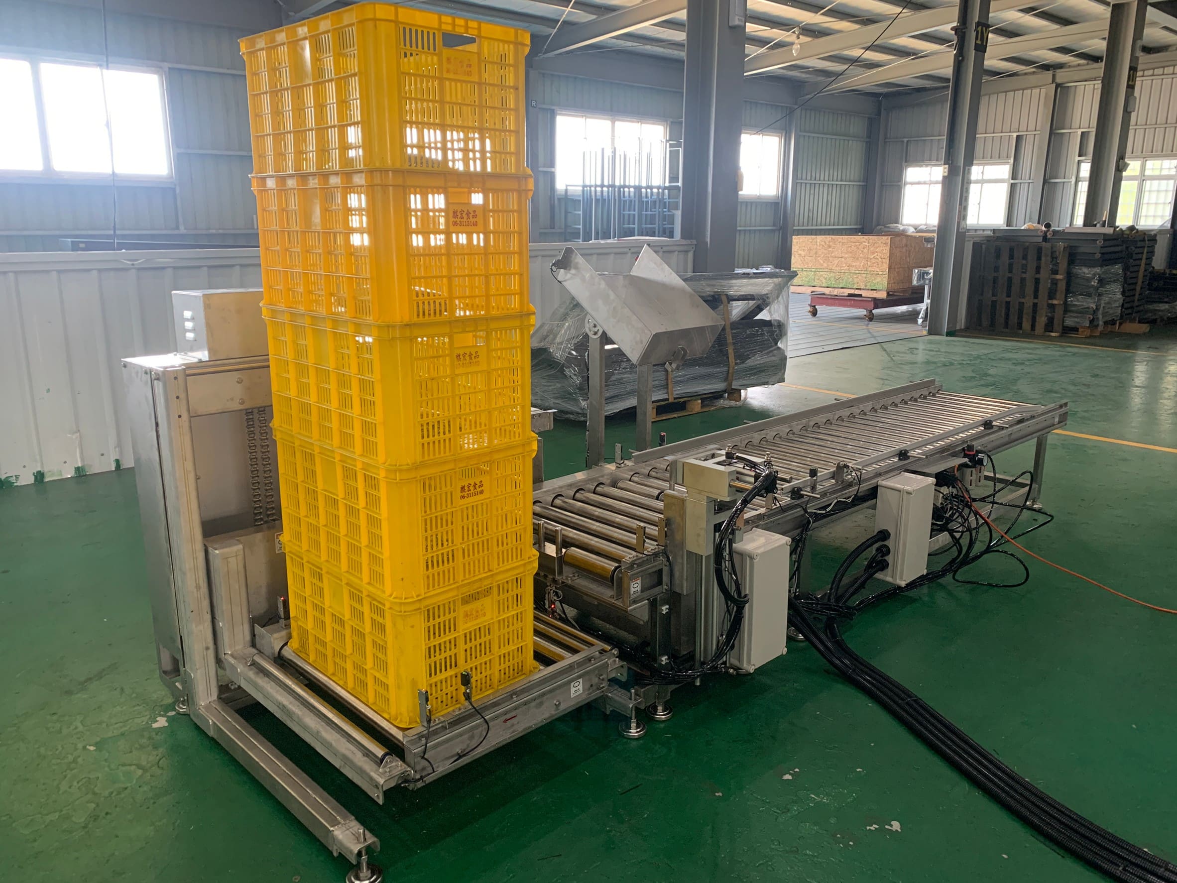 Stainless powered roller conveyor - APL Conveyor Automatic Equipment Co., Ltd. Stainless powered roller conveyor - APL Conveyor Automatic Equipment Co., Ltd.