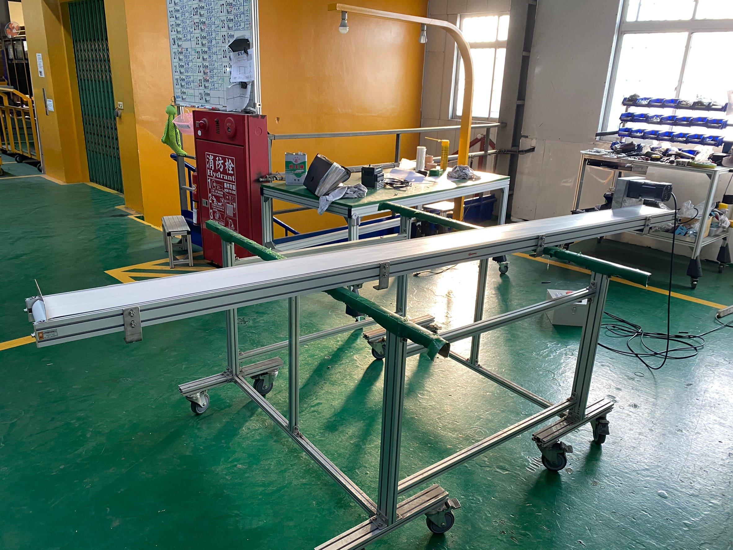 Belt Flat Conveyor Made With Aluminum extrusion  - APL Conveyor Automatic Equipment Co., Ltd.